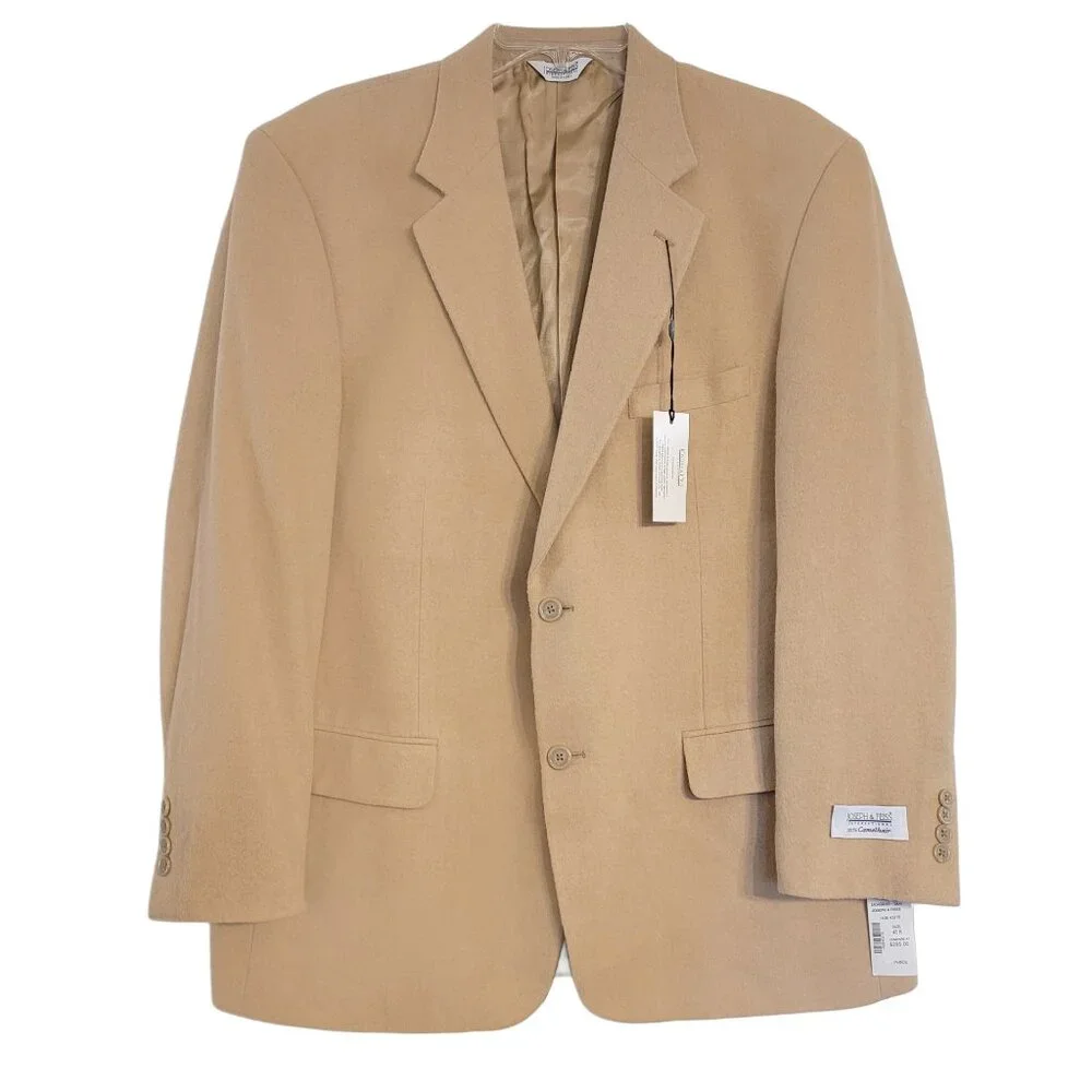 Joseph & Feiss Camelhair Regular Fit Sport Coat Blazer
